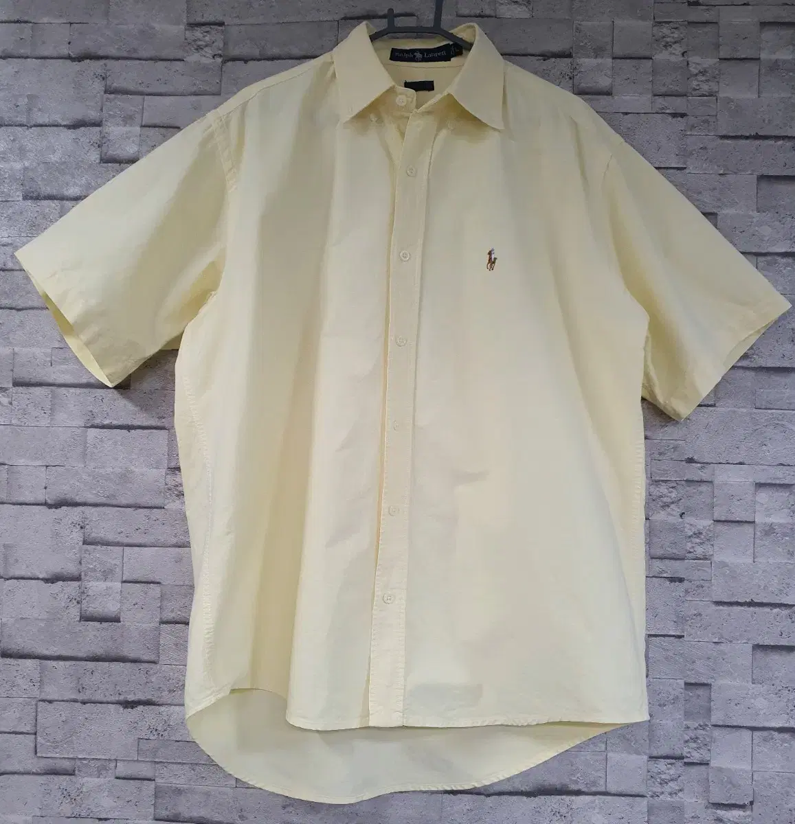 [POLO] Ralph Lauren Oxford short sleeve shirt L (100~105)