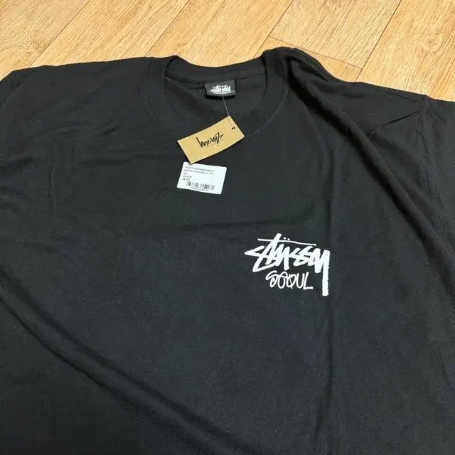 XL 스투시 stussy 서울 한정 반팔티 블랙 새제품 판매