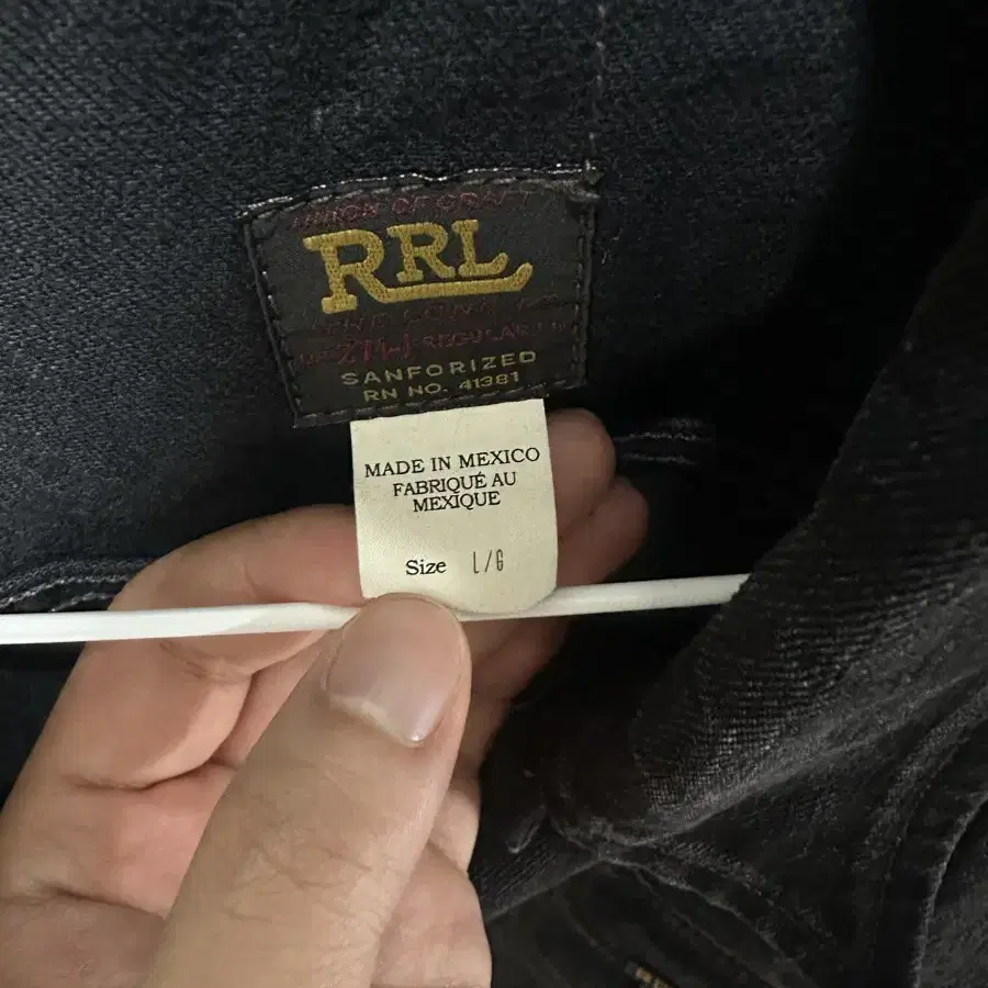 RRL(더블알엘) Lot 271 블랙 새제품 판매