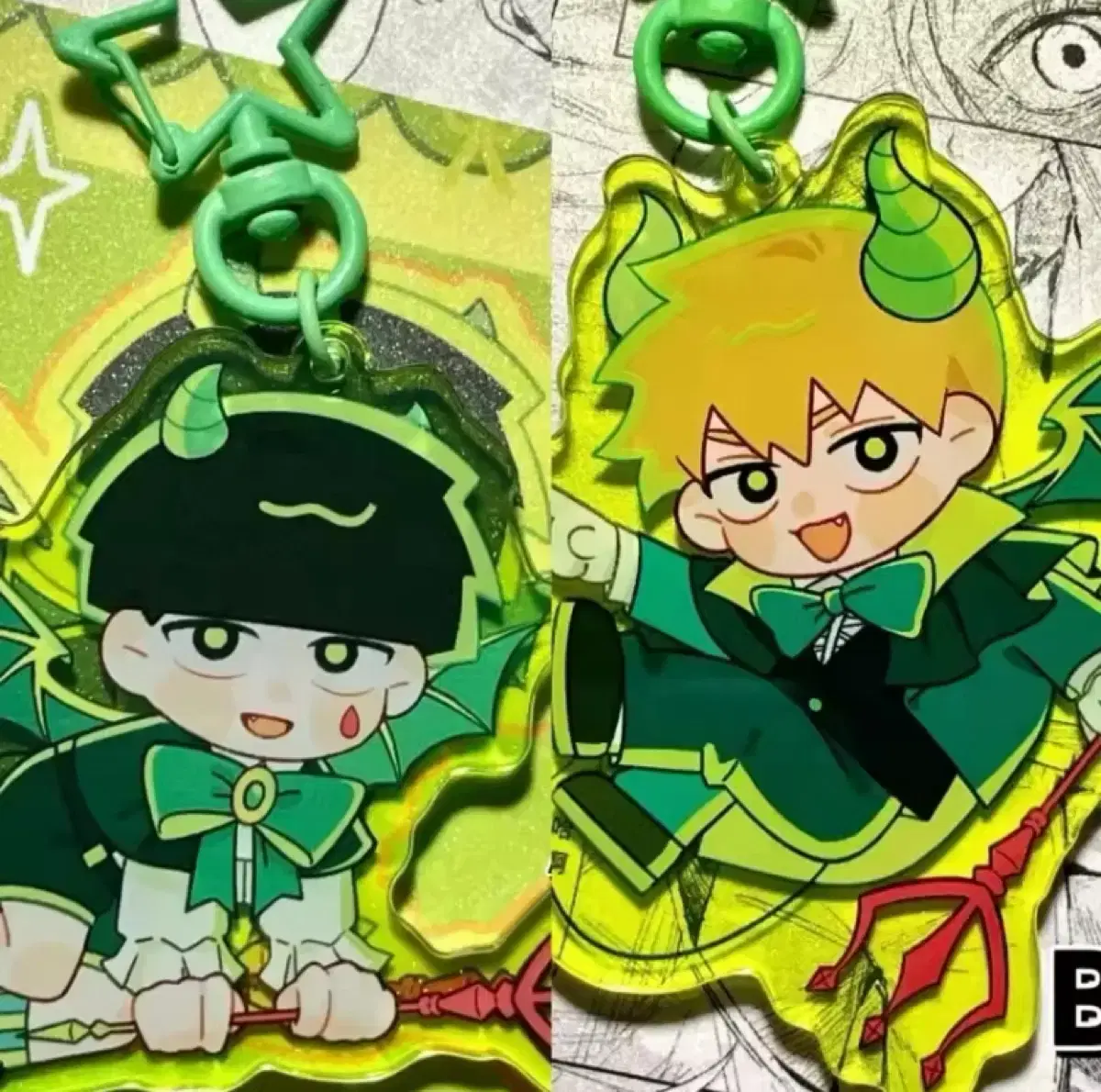 Mobsaiko100 Demon Mob,Reigen 10cm Keyring