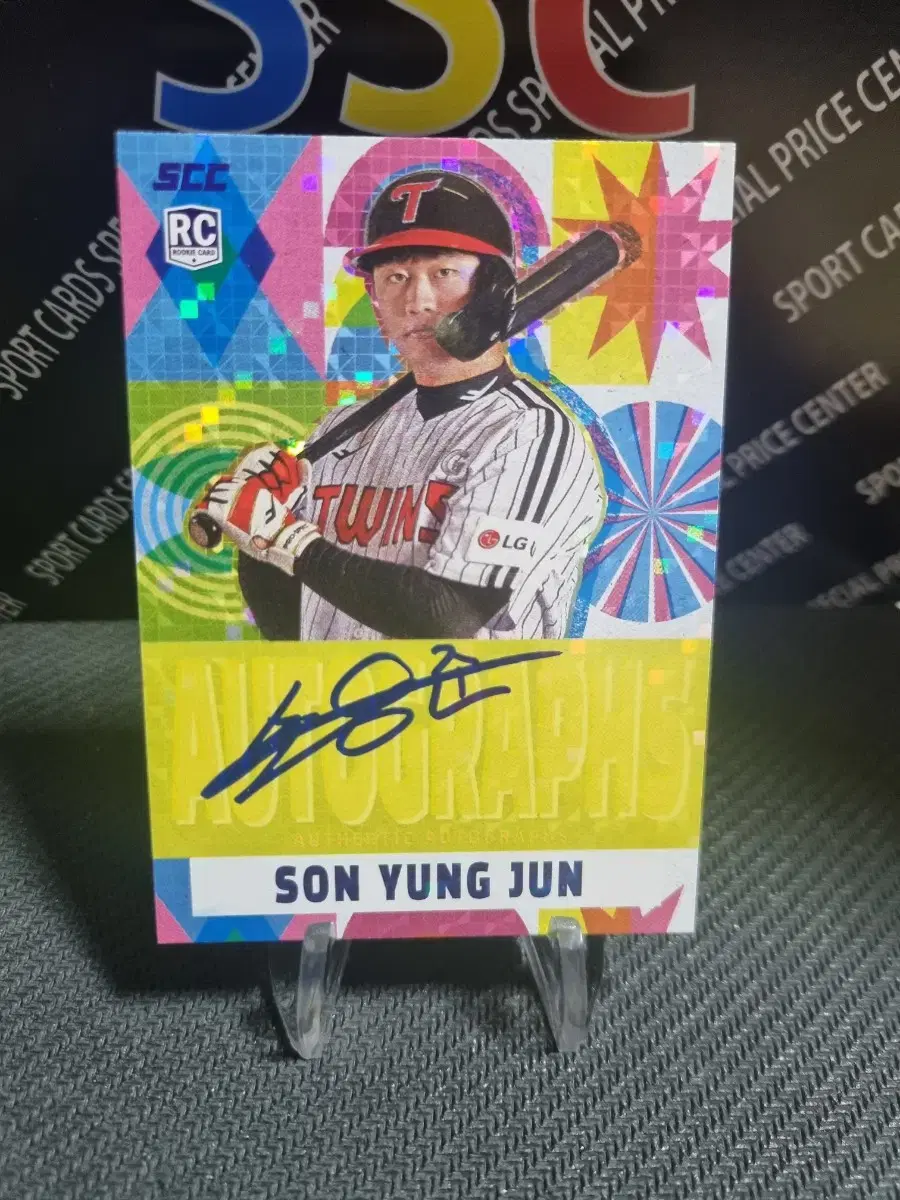 24SCC Rainbow 15Limited Jun "L" Son Autographed Rookie on Auto Baseball Card