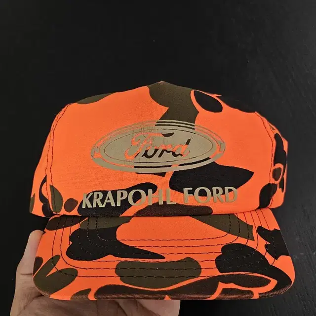 (USA)Ford Orange Camo Hat