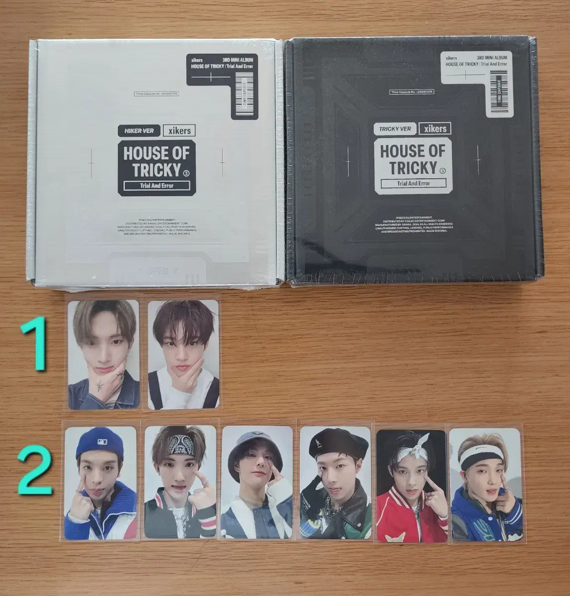 xikers pre-order benefit photocard unreleased photocard album incl wts