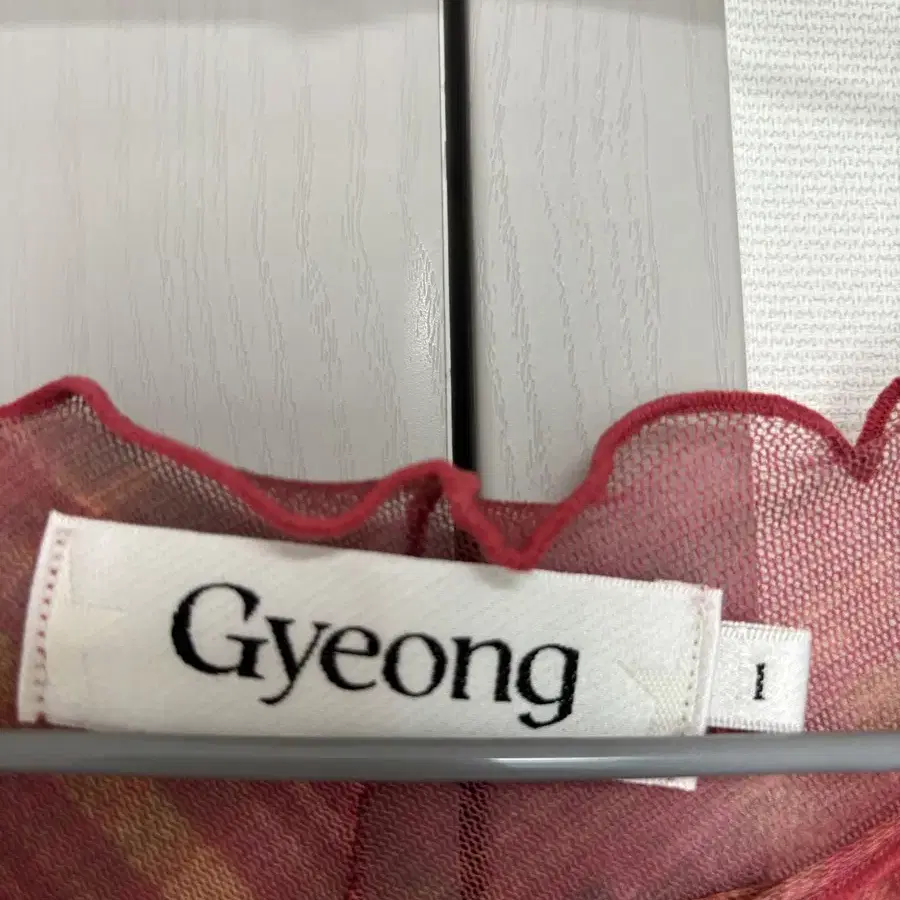 gyeong Check Mesh Top