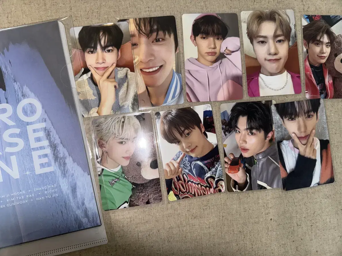 Sell in bulk)) zerobaseone dikon group version photo card + group postcard