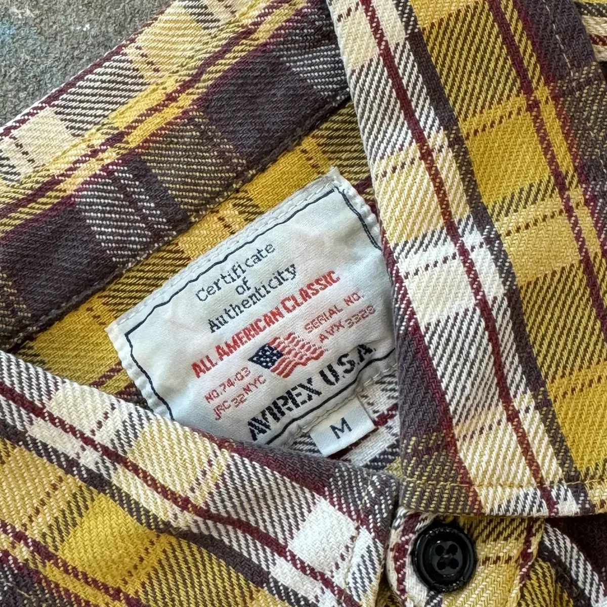 Avirex Flannel Shirt - M (98-100)