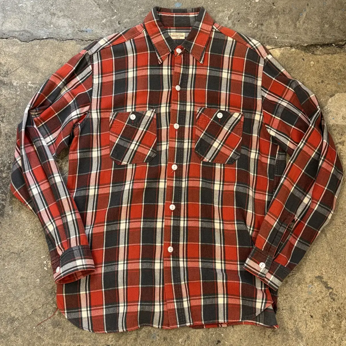 Sugarcane Flannel Shirt (L, 105)