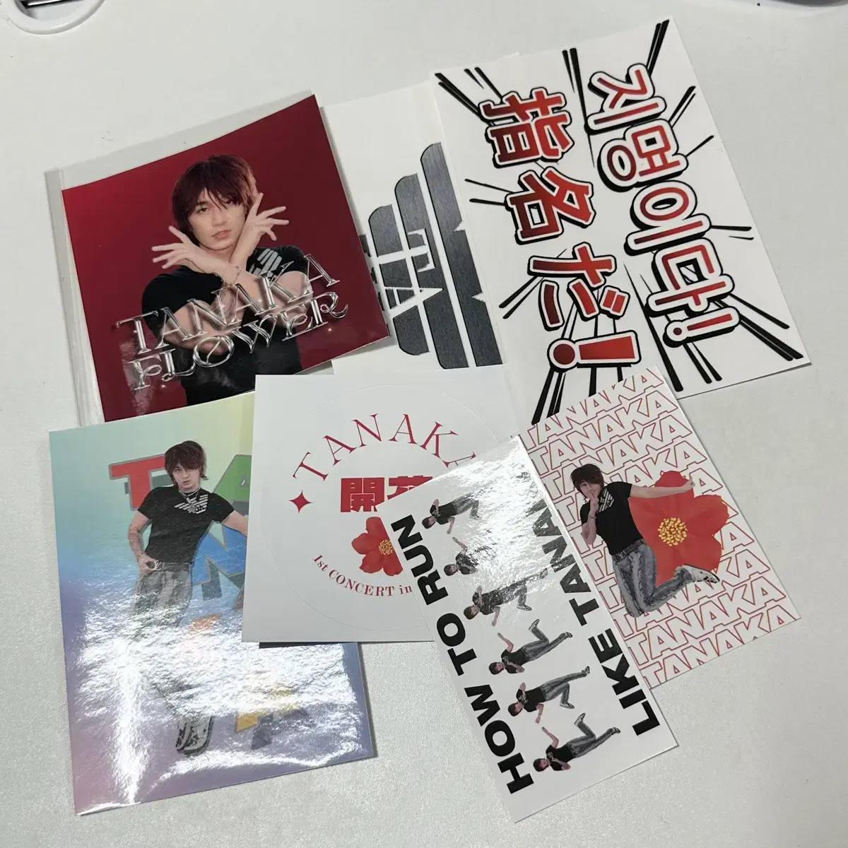 Tanaka merchandise stickers