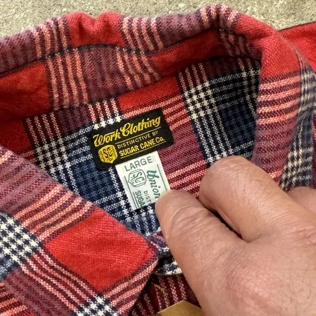 Sugarcane Flannel Shirt (L ,105)