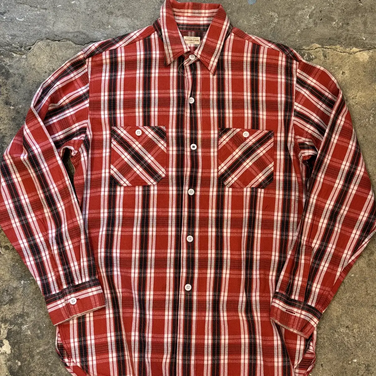 Sugarcane Flannel Shirt (L ,105)