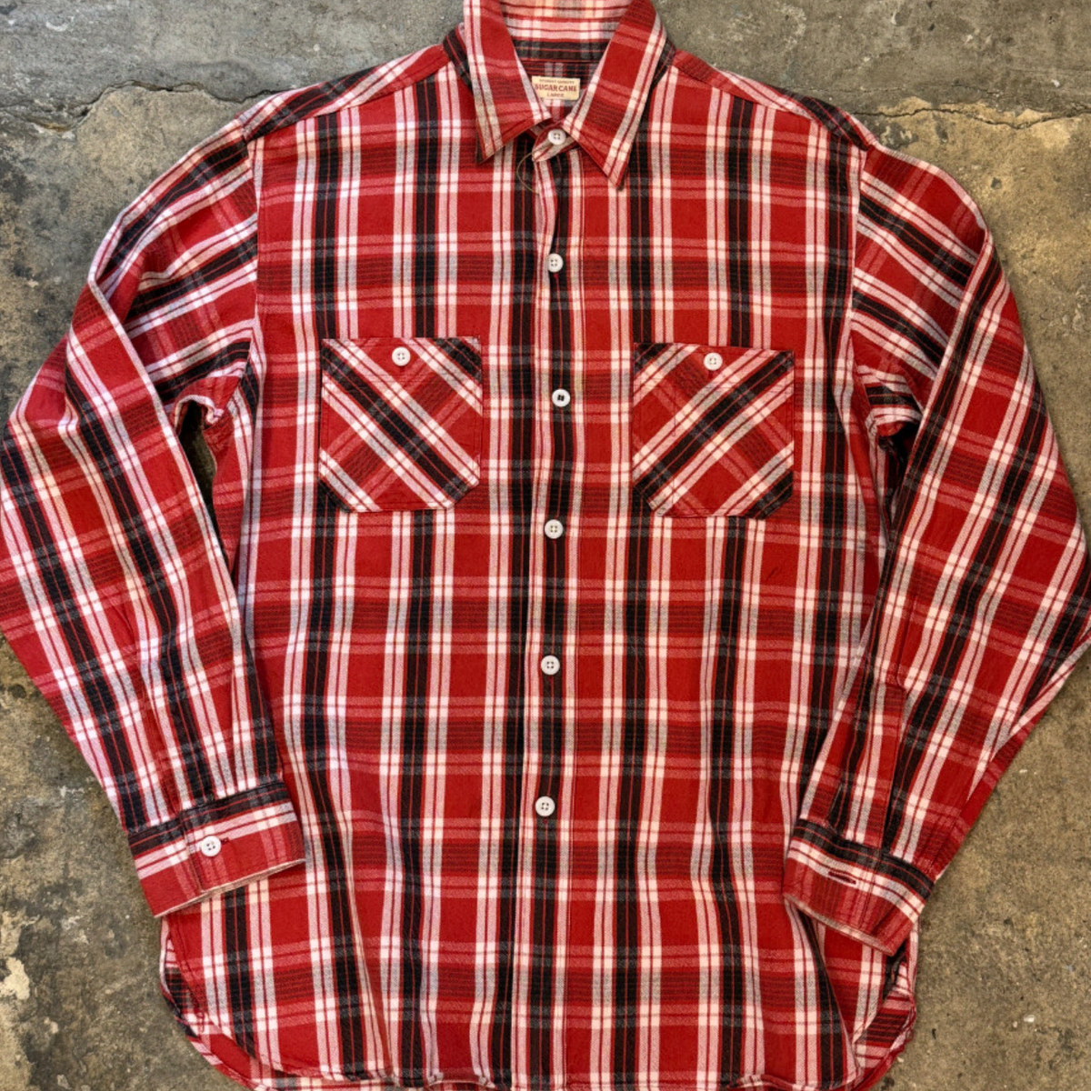 sugarcane lightweight Flannel shirt(107)