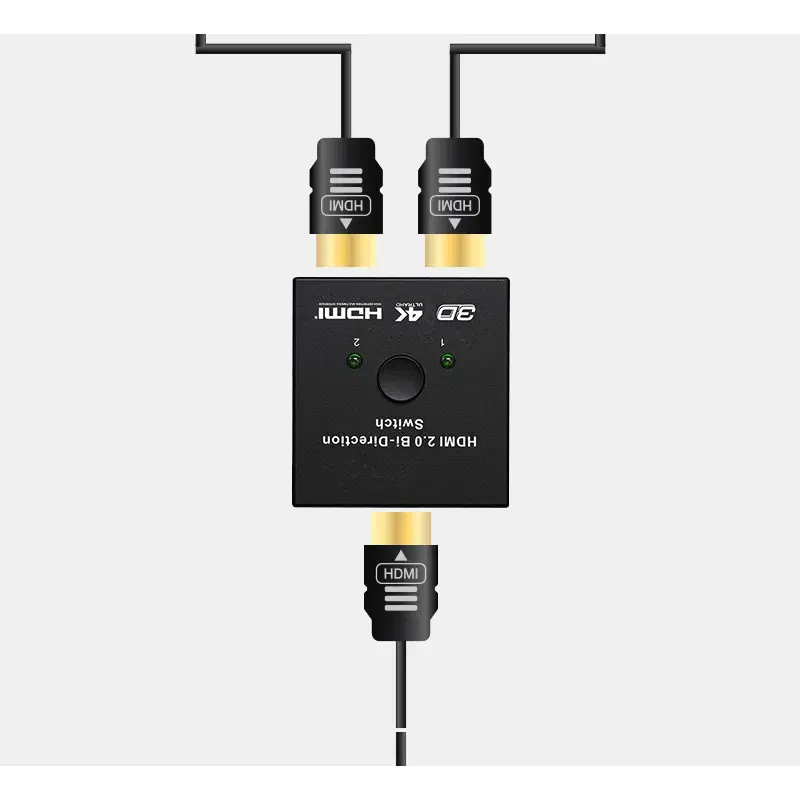 4K HDMI 1:2 모니터 선택기 [오디오지원]