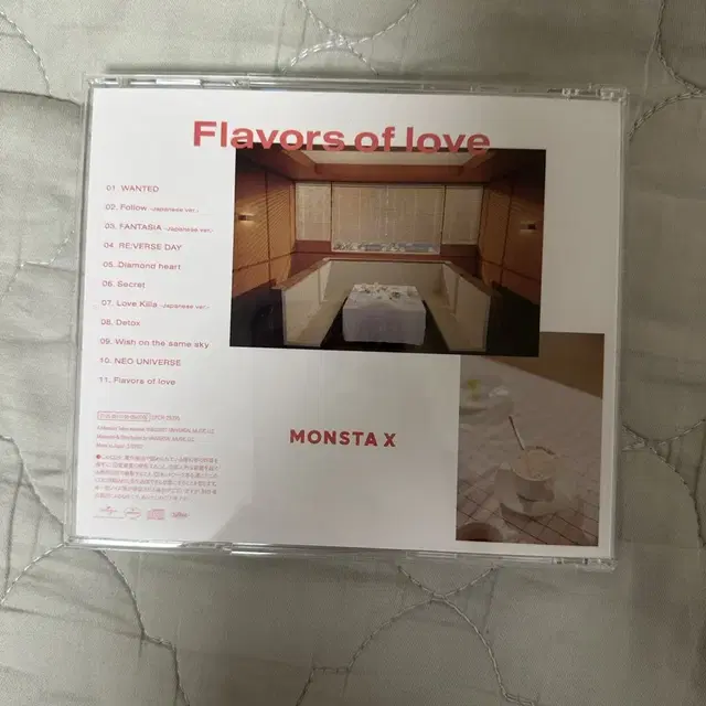 몬스타엑스 몬엑 플옵럽 flavors of love 일본 앨범