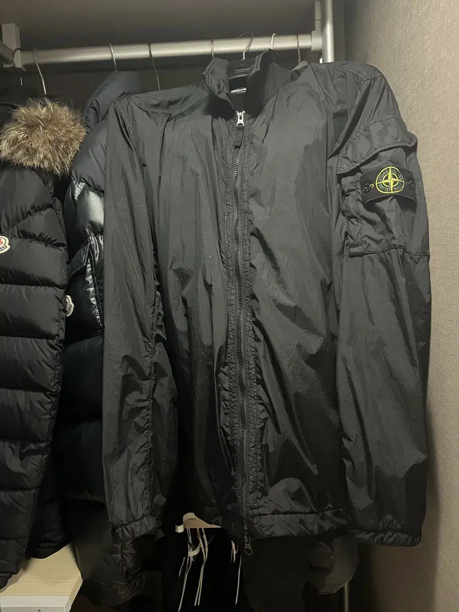 Stone Island Clingclasp Nylon Garment Dyed Overshirt