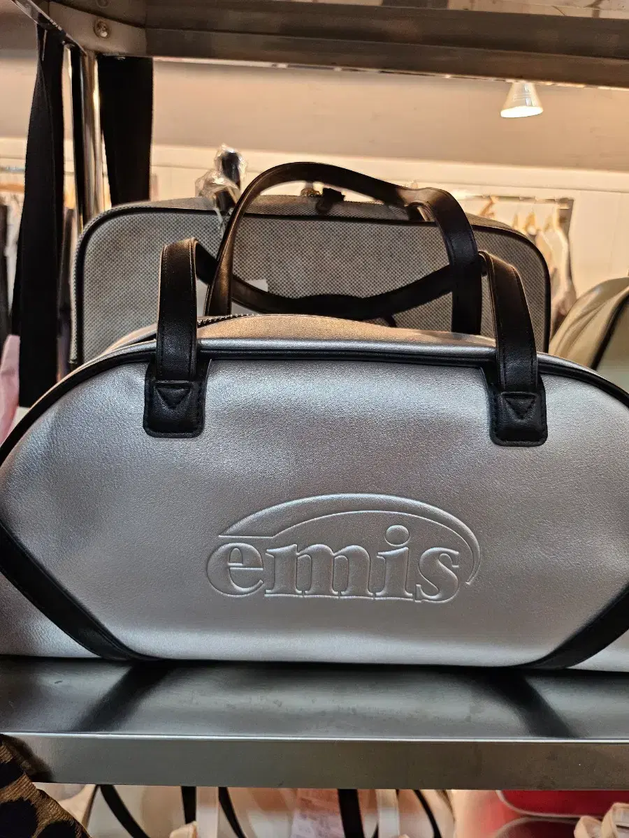 Imis Wide Vintage Tote in Silver