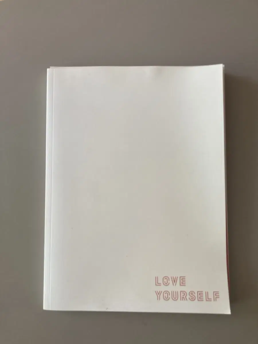 BTS LOVE YOURSELF Program Book