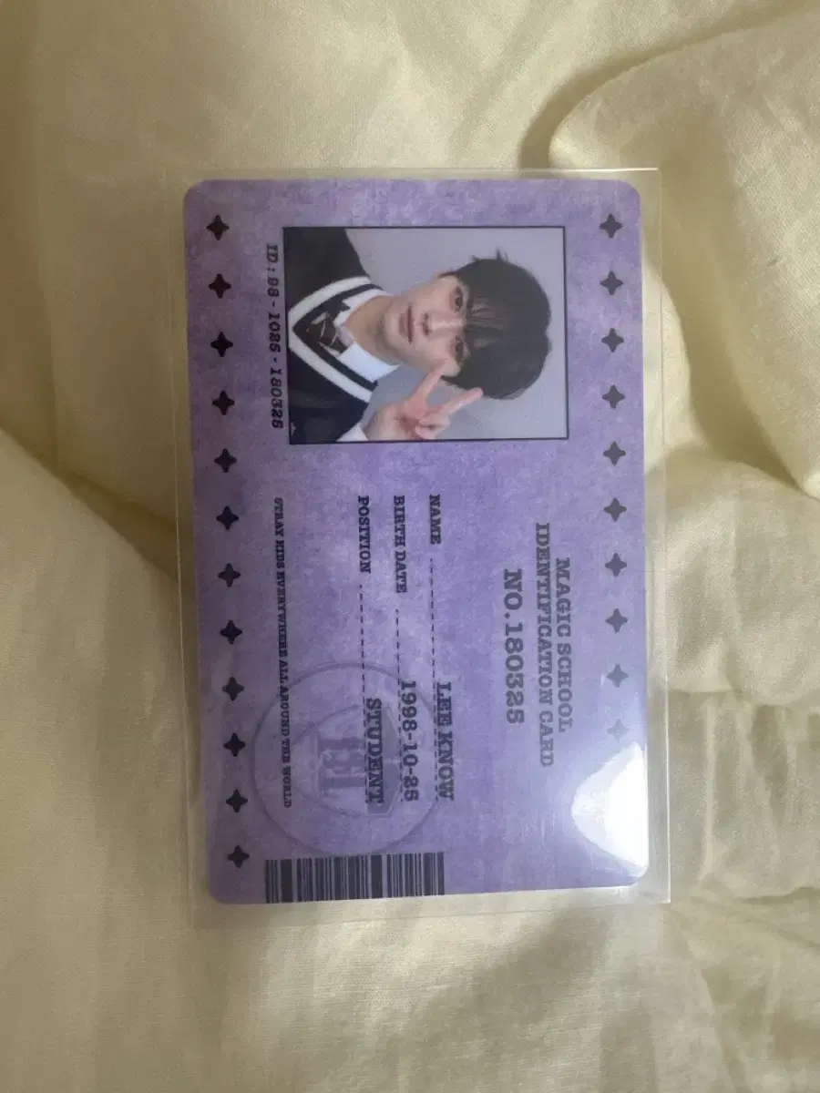 Skz Magic School lee know Student ID (price drop)