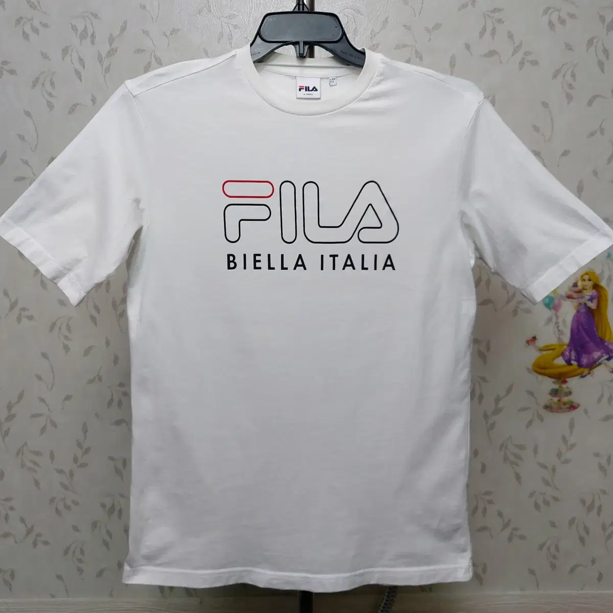 FILA/필라 XS(90~95) 루즈핏 반팔 티셔츠 WH.