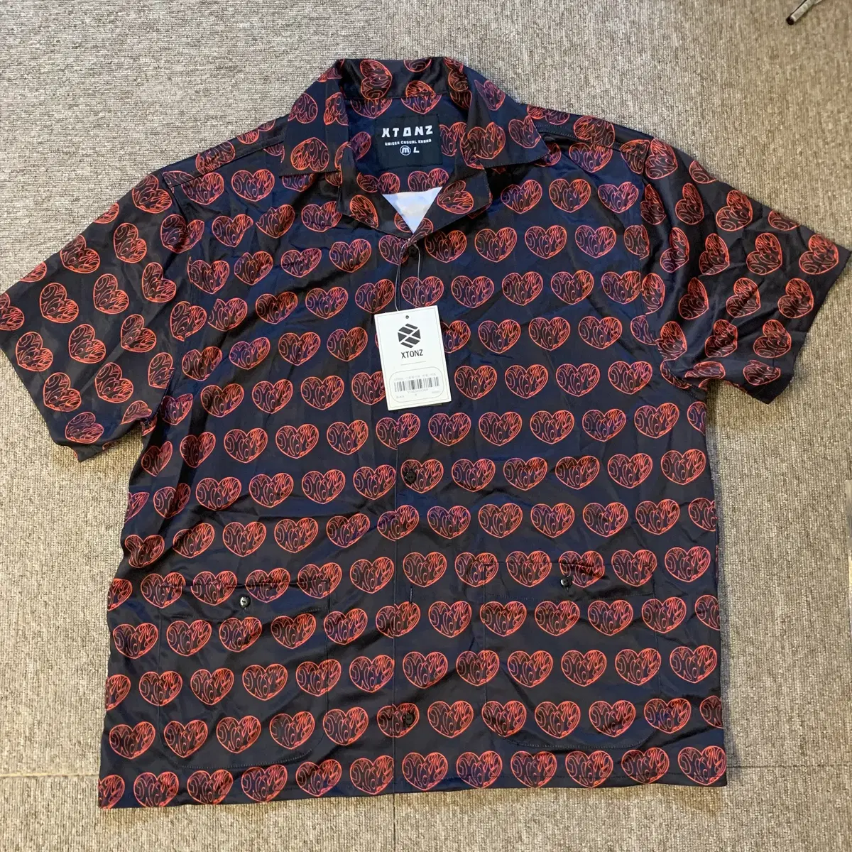 M) Xtonz Xtonz Short Sleeve Shirt (New)