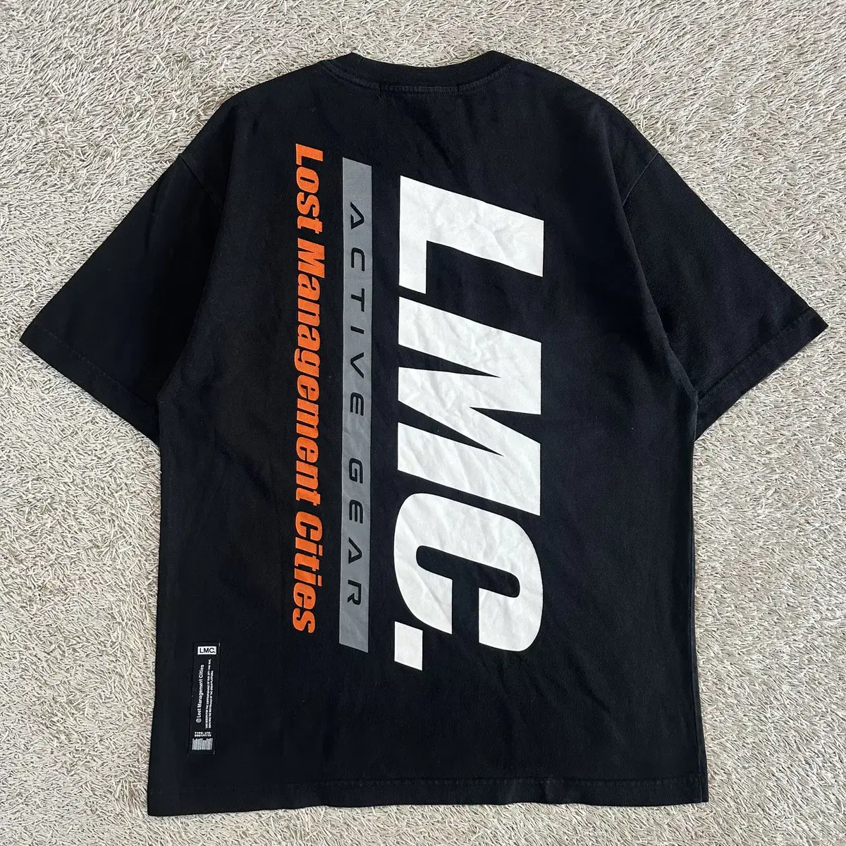 [S] 엘엠씨 LMC ACTIVE GEAR 반팔 티셔츠 블랙