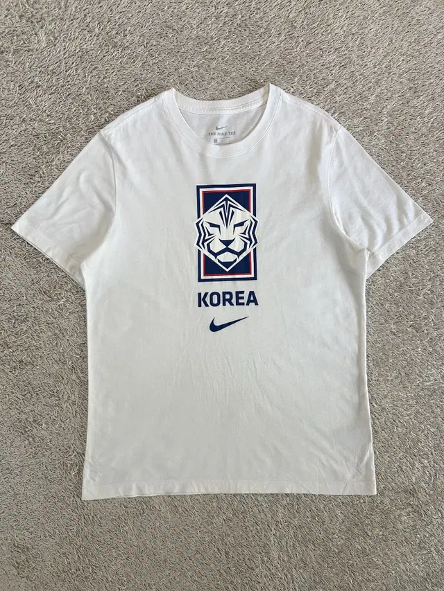 [L] 나이키 NIKE 대한민국 KOR 에버그린 반팔 티셔츠 화이트