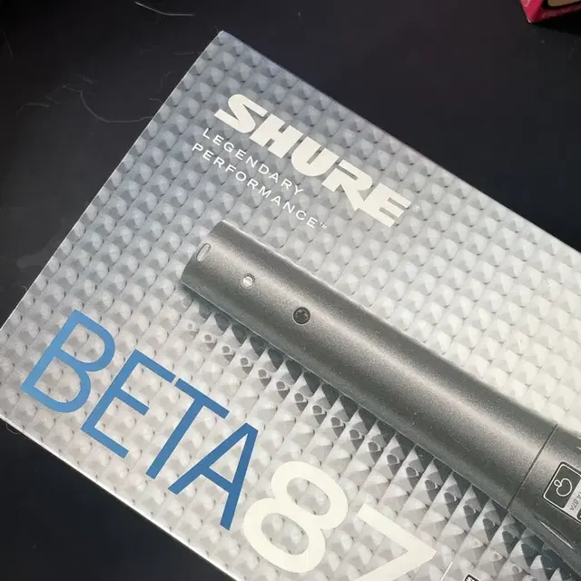 미사용) 슈어 베타 87A 콘덴서 마이크 Shure beta 87 A