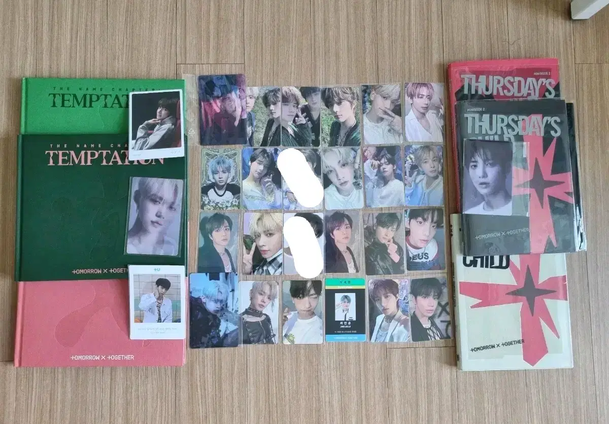 Bulk txt photocards & albums