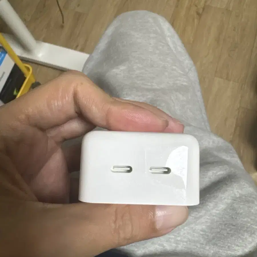 애플 35W 듀얼 usb-c 콤팩트 충전기