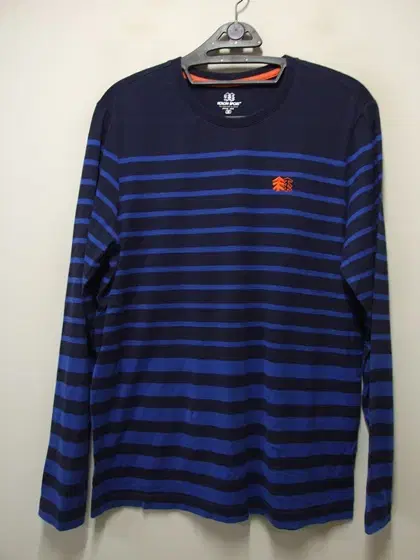 KOLONGSPORT Striped Cotton Round Tee Tac95