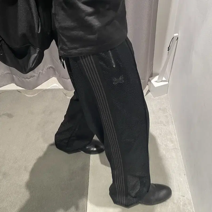 needles straight fit mesh track pant