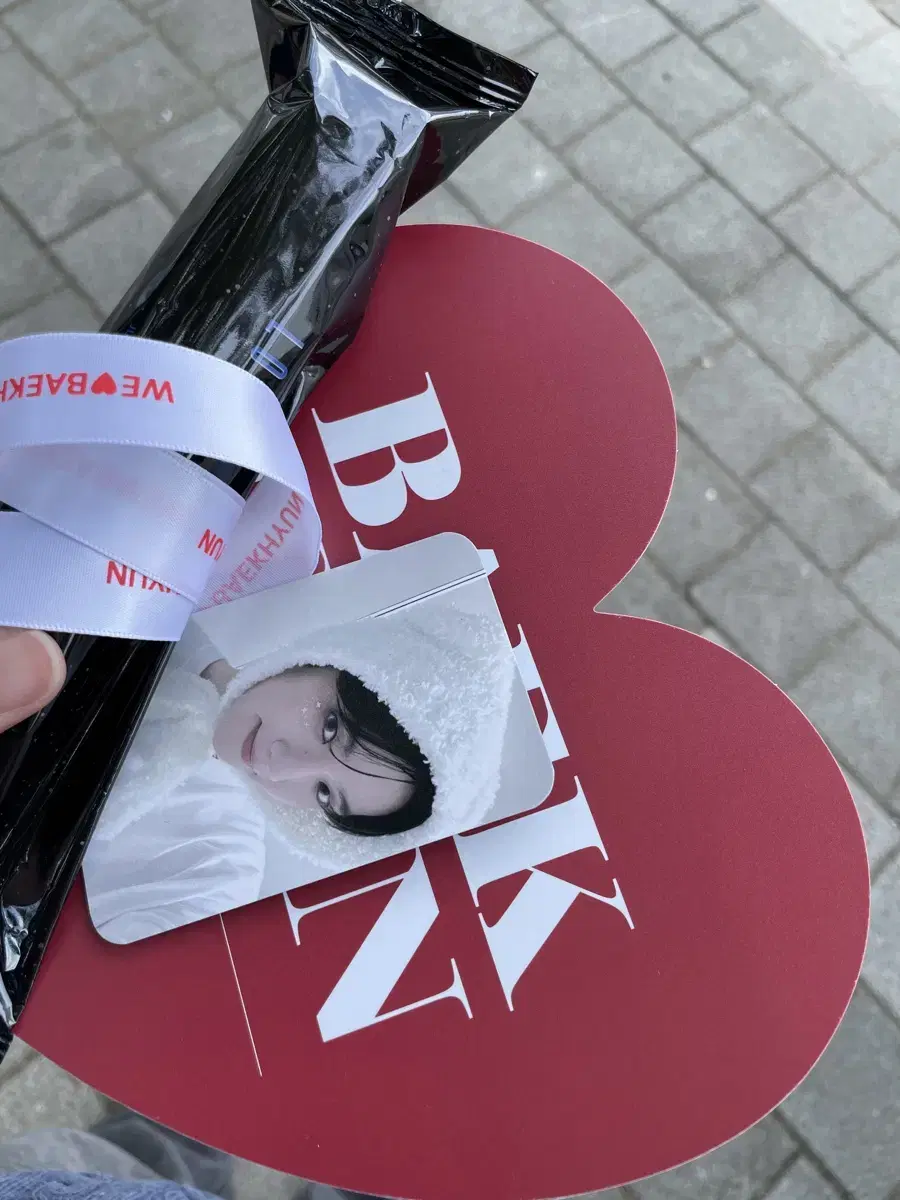 Baekhyun Concert Makkon EntryPhotocard Fan Ribbon