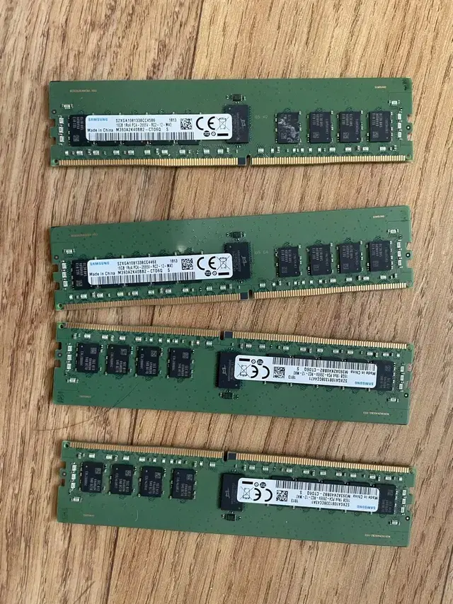 DDR4 ECC RAM 16GB x 4 2666MHZ 삼성전자