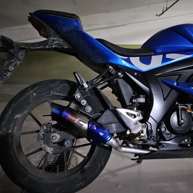 gsxr125 sc머플러 구변 가능당일 장착 요시무라 튜닝 머플러 풀배관