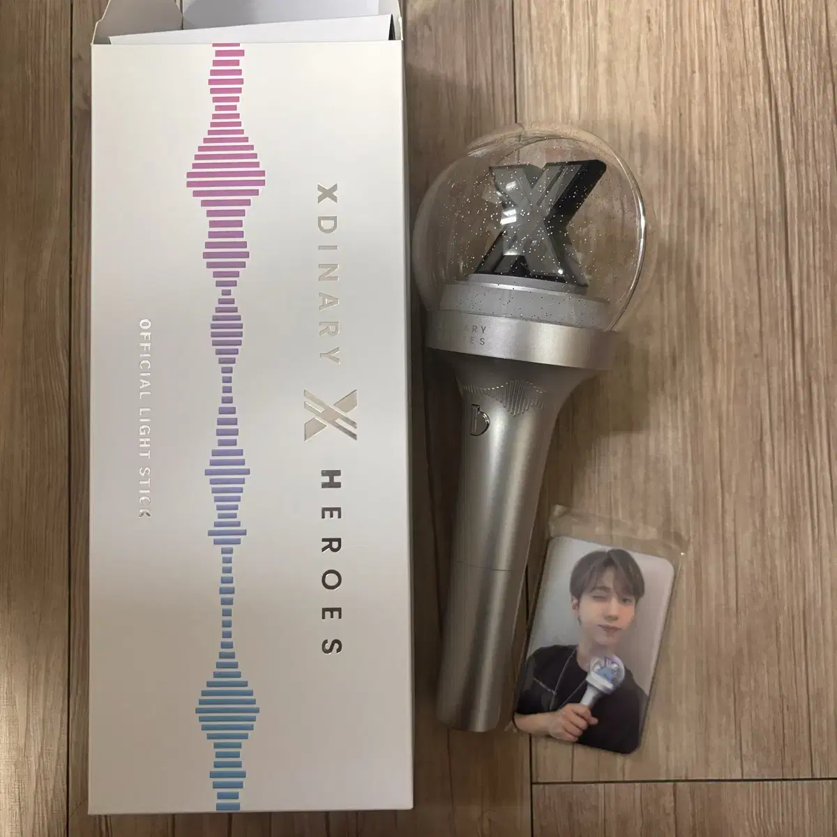 Xdynasty Heroes Xdiz lightstick flatbong + pre-order benefit porta