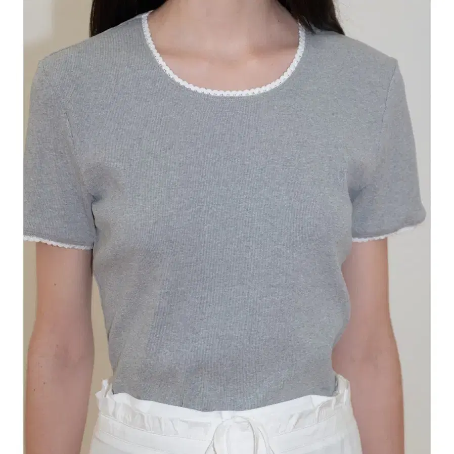 르로브 Jane Rib Top (gray)