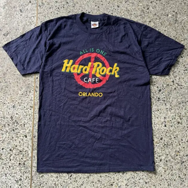 [L~XL] Hard Rock Cafe 하드락카페 로고 반팔티