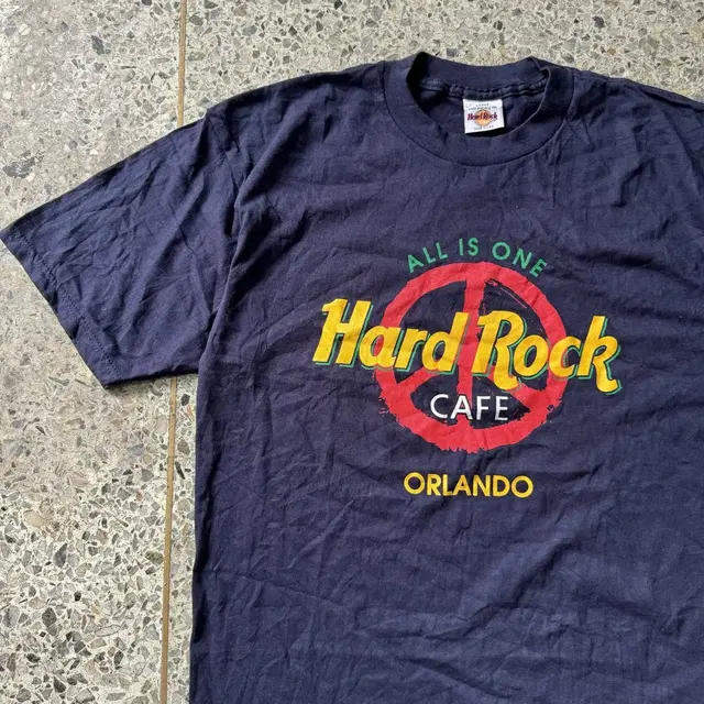 [L~XL] Hard Rock Cafe 하드락카페 로고 반팔티