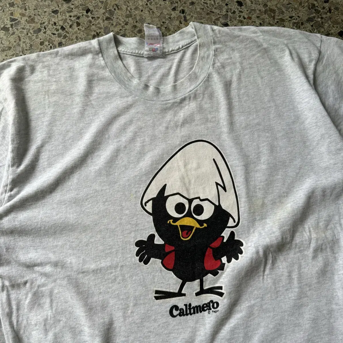 [XL] 90s Fruit Of The Loom Calimero 반팔티