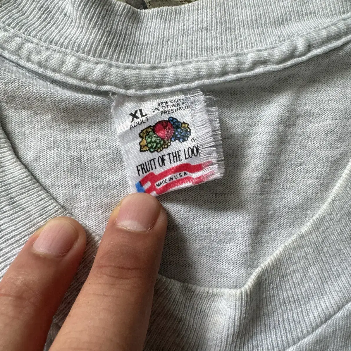 [XL] 90s Fruit Of The Loom Calimero 반팔티