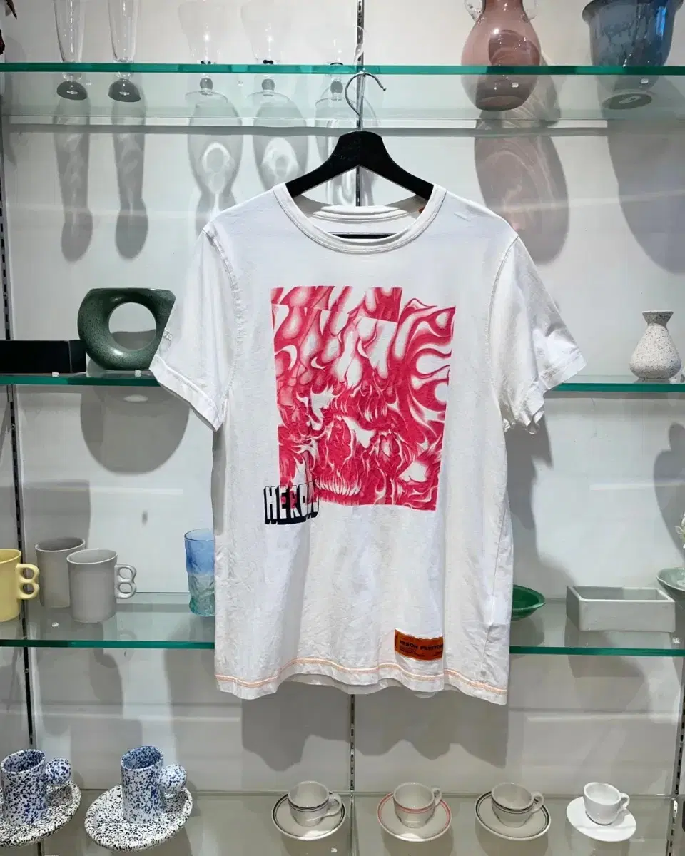 Heron Preston print tee