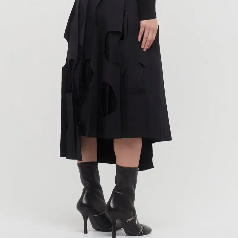 Comme des Garcons Cut-Out pleated Skirt