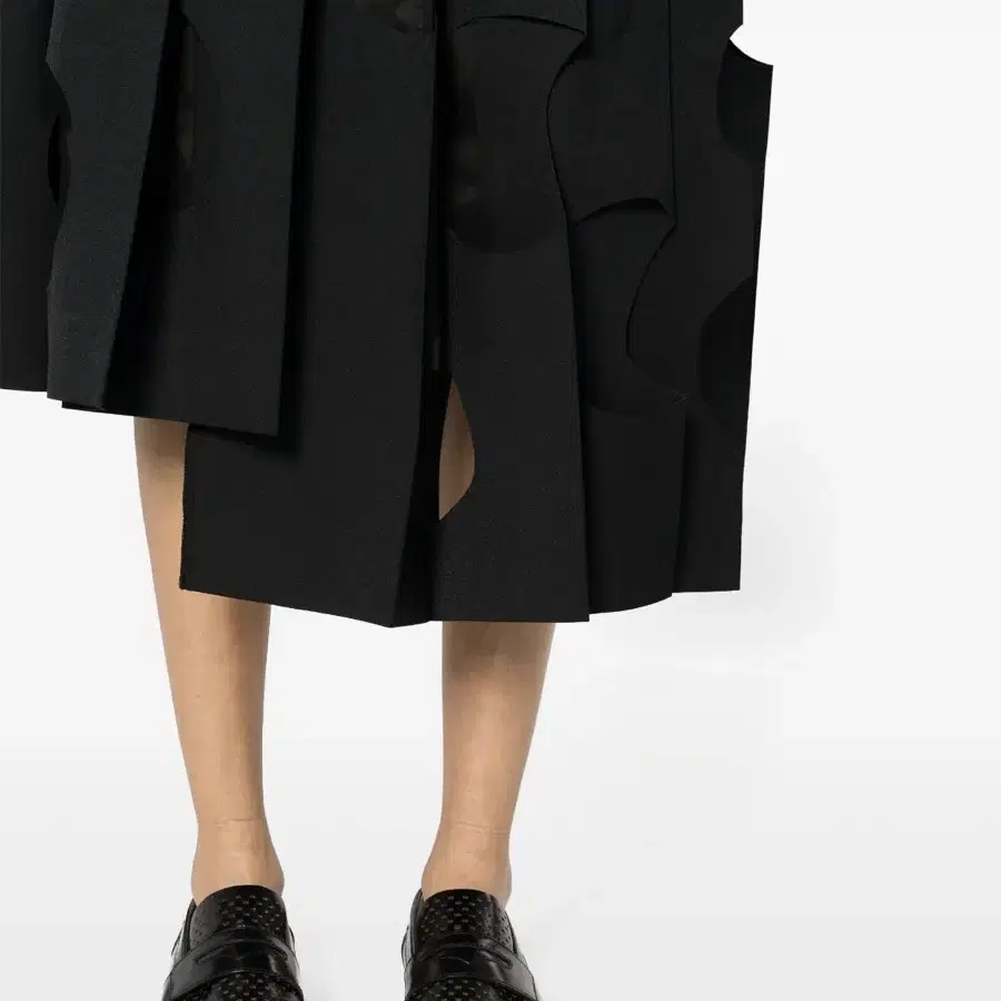 Comme des Garcons Cut-Out pleated Skirt