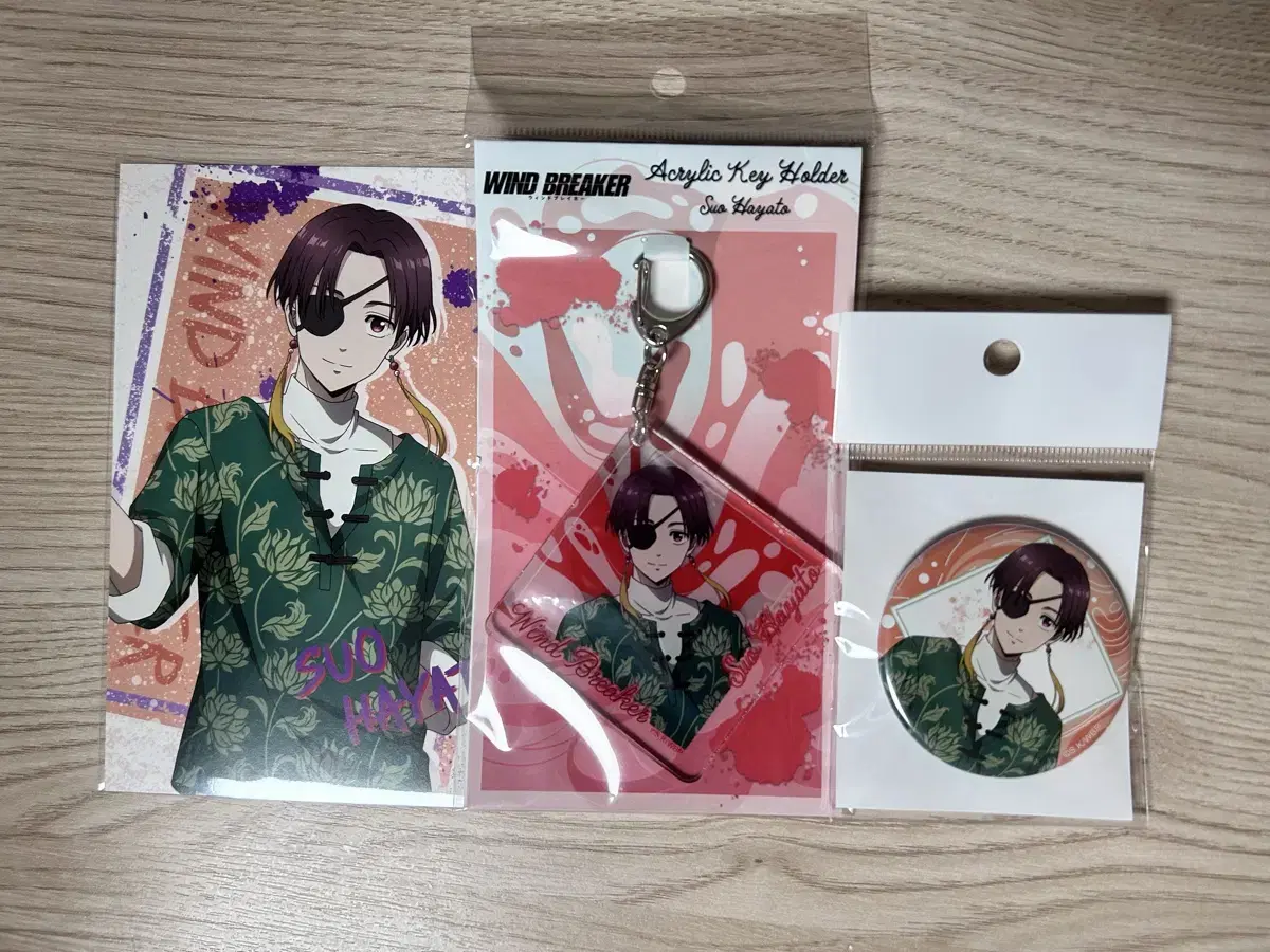 Winbre Windbreaker Suo Hayato Yeoreum Canbadge acrylic keyring Postcard