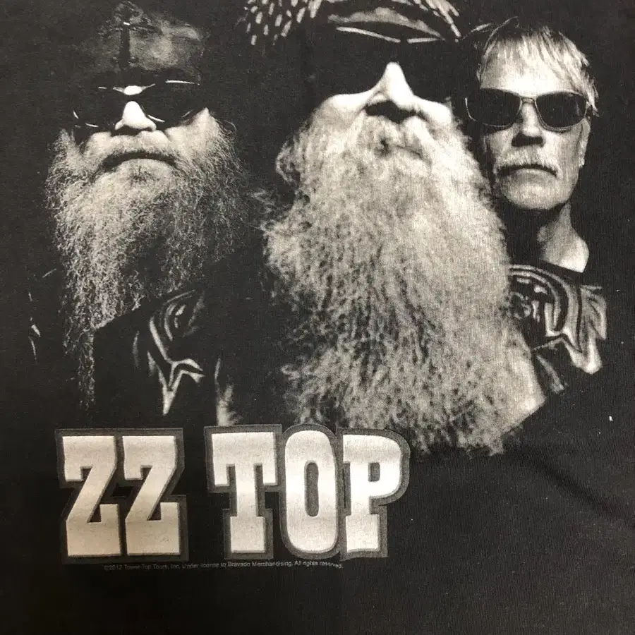 ZZ TOP 2013년 투어 밴드티셔츠 XL사이즈