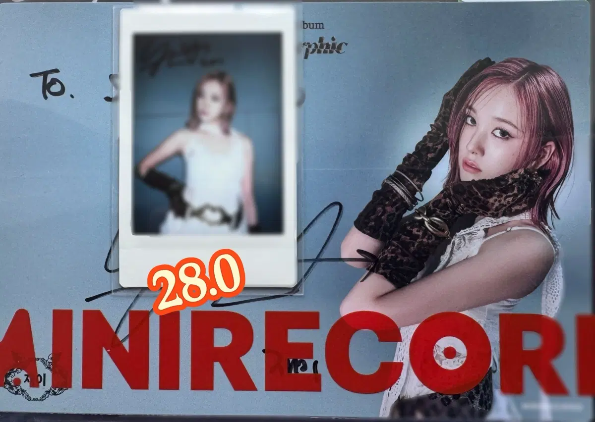 STAYC Jae Yi sign polaroid polaroid wts