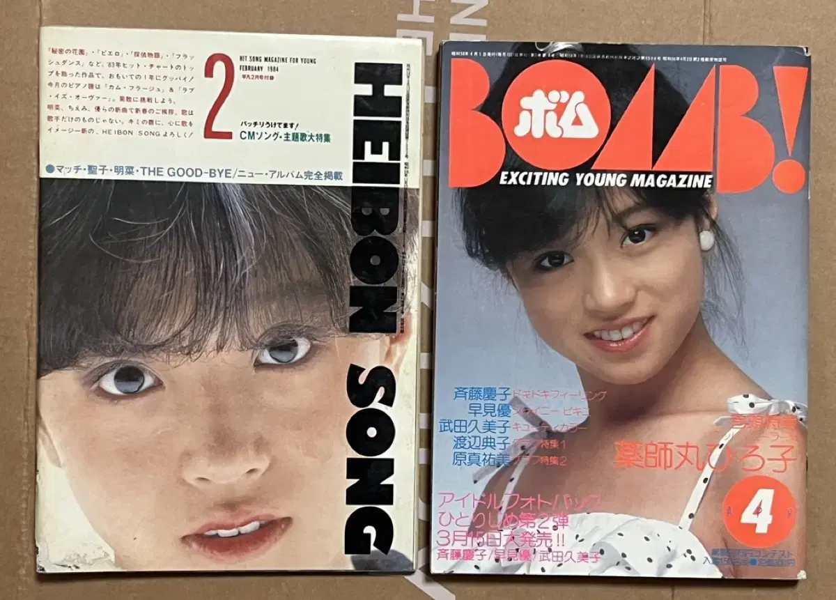 Akina Nakamori magazine and 4 bulk posters in the supplemental booklet.