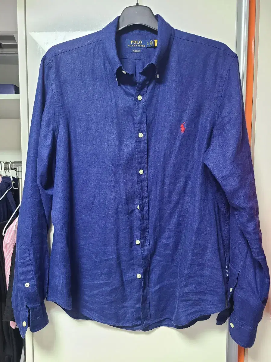 Department StoreGenuine Polo Linen Shirt NavyL