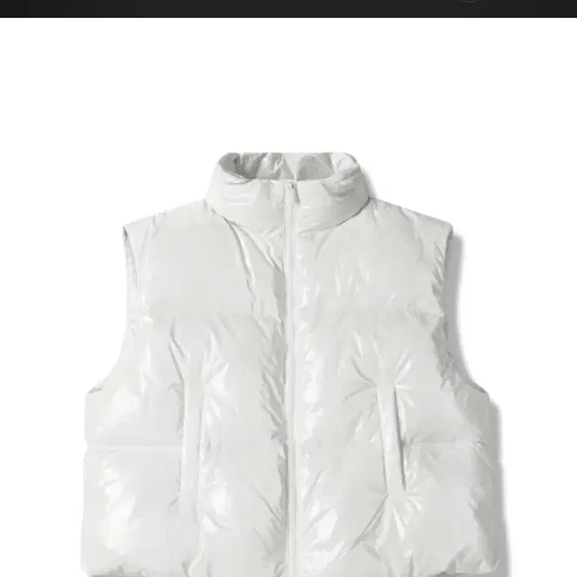 어반드레스)Siberia Duck Shiny Crop Vest IVORY