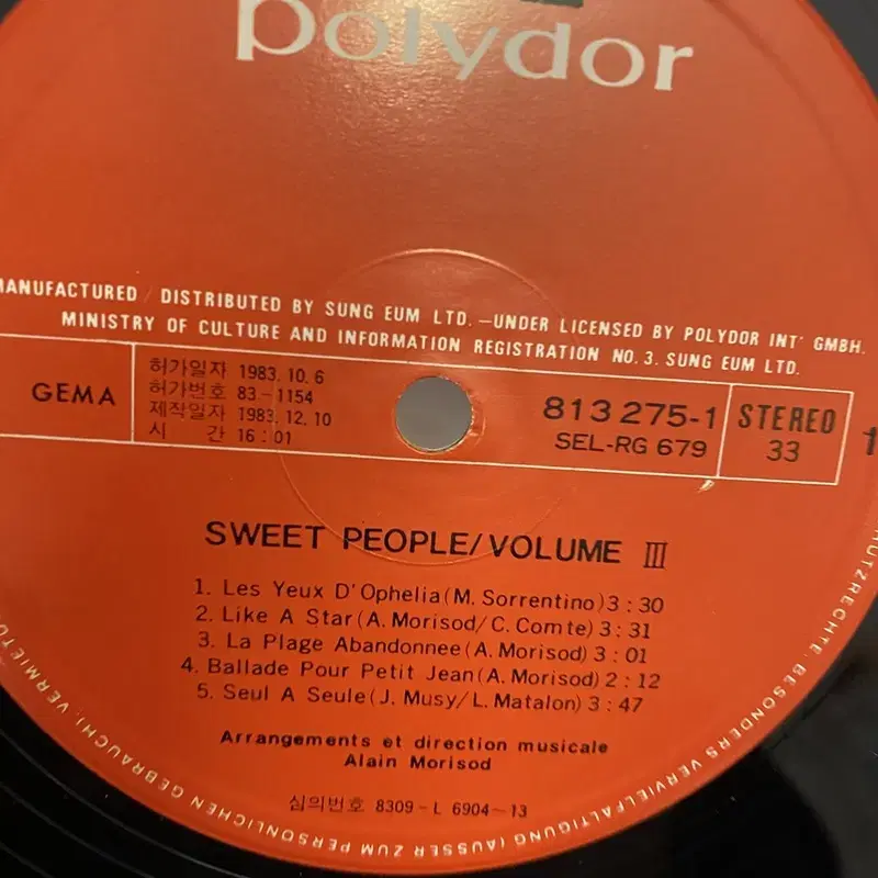 SWEET PEOPLE LP / AA3439