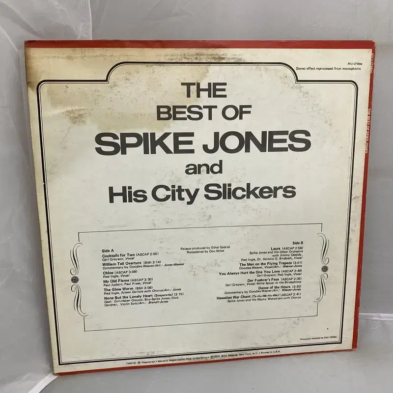 SPIKE JONES  LP / AA3451